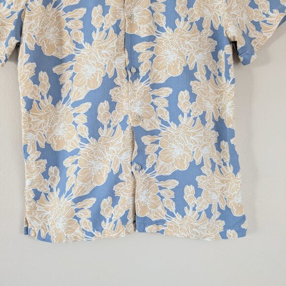 Denim & Flower Ricky Singh Short Sleeve Camp Collar Hawaiian Shirt - Men's L - Picture 4 of 6